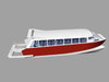 15m Aluminum Commercial Passenger Ship With Outboard Engine