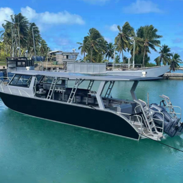 12,6 m passagerskib kommercielt fartøj i aluminium dykkerbåd
