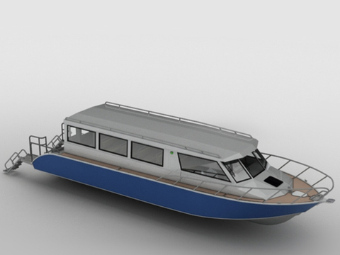 Barco de pasajeros de aleación de aluminio de 11,6 m