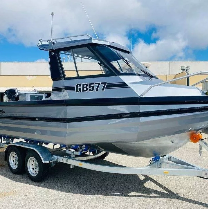 6m Speed ​​Easy Craft aluminium fiskeb&aring;t med lugar