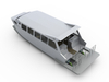 14,5 m aluminium commercieel passagiersschip met buitenboordmotor