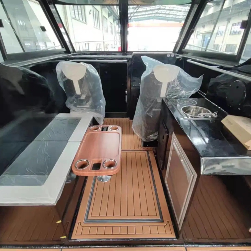 11m Luxury Yacht Cabin Cruiser Pleasure Boat For Family Recreation Aluminum Fishing Boat