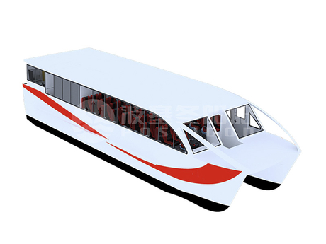 15m Aluminum Commercial Passenger Ship With Outboard Engine
