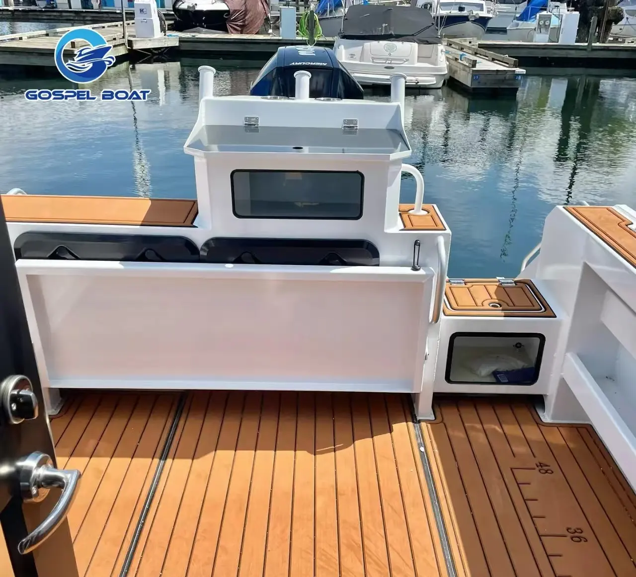 7.5m Luxury Aluminum Cabin Fishing Boat
