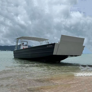 Barco de desembarque de transporte de passageiros de trabalho de carga de alumínio de 11 m para venda