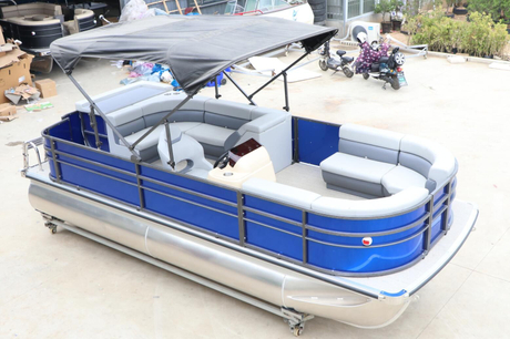 5.8M Pontoon Boat from China manufacturer - Gospel Boat