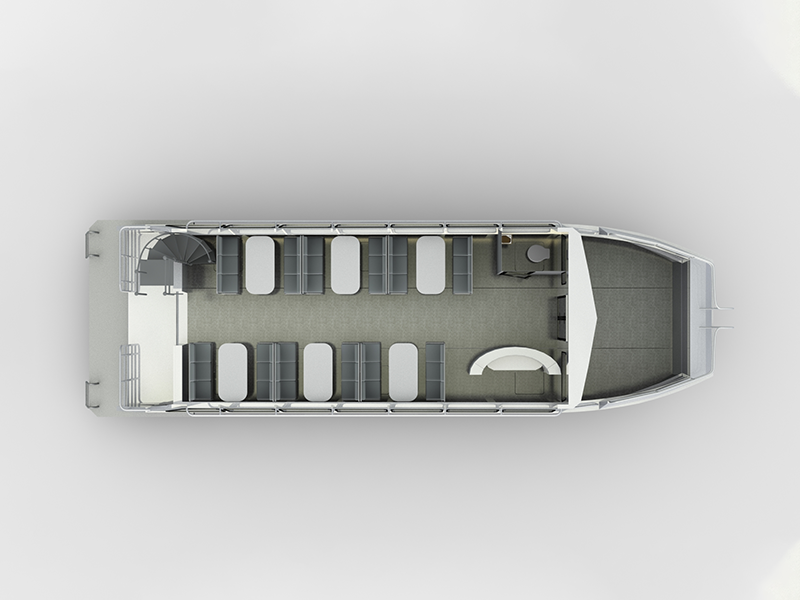 15M Catamaran romp passagiersboot (3)