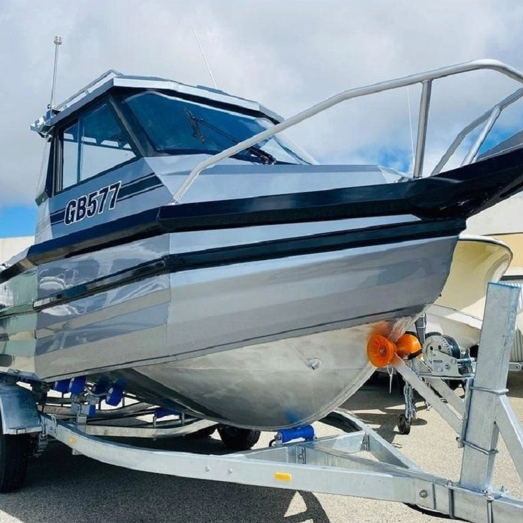 6m Speed ​​Easy Craft aluminium fiskeb&aring;t med lugar