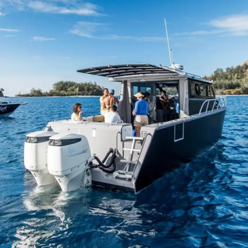 9m Comfortable Lifestyle Yachts Luxury Aluminum Boat Para sa Pangingisda At Libangan