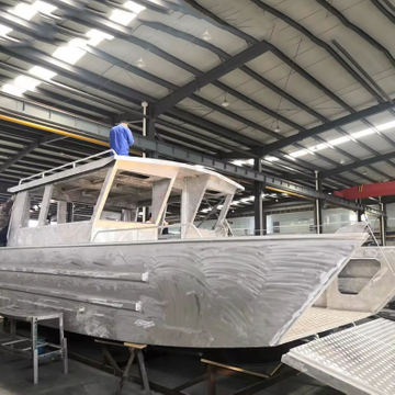 9m Aluminum Barge Landing Craft Work Boat para sa Car Transport