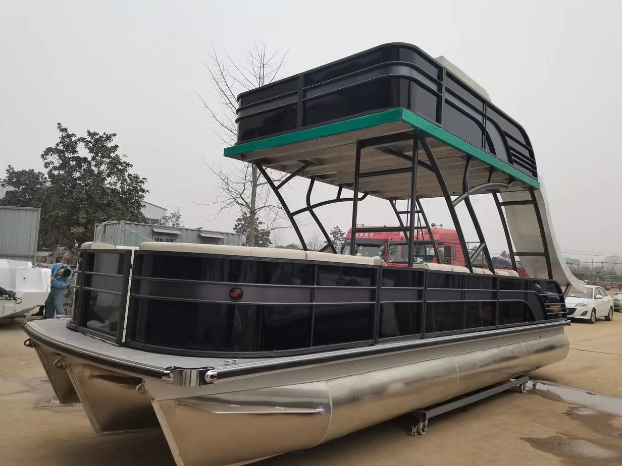 7.6M Double Deck Pontoon Boat