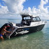 25ft 7.5m V Hull Full Welded Outboard Motor Cuddy Cabin Fishing Boats Aluminium