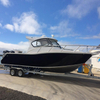 25ft 7.5m V Hull Full Welded Outboard Motor Cuddy Cabin Fishing Boats អាលុយមីញ៉ូម