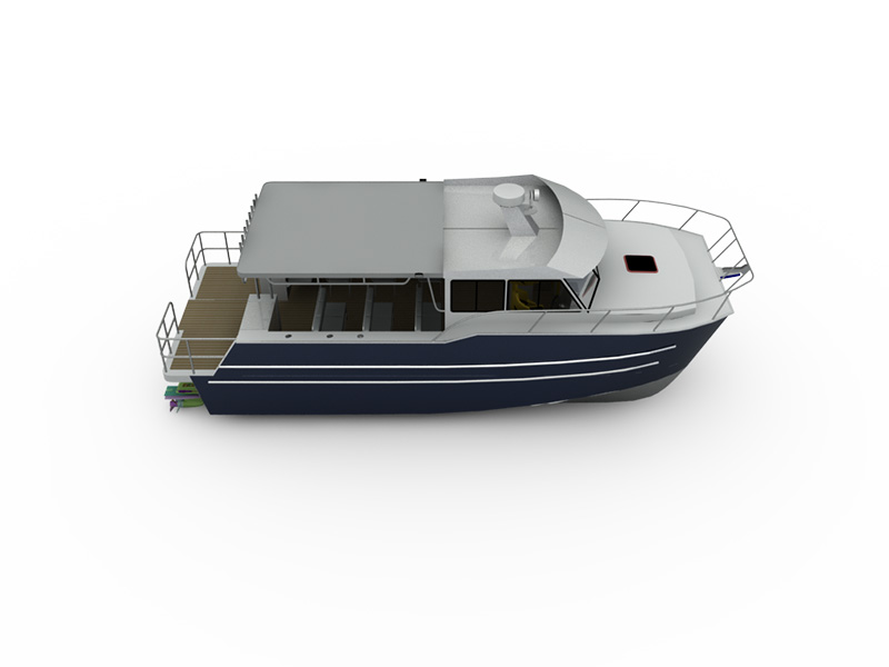 10.5m Welded Aluminum Catamaran Passenger Boat For Sale
