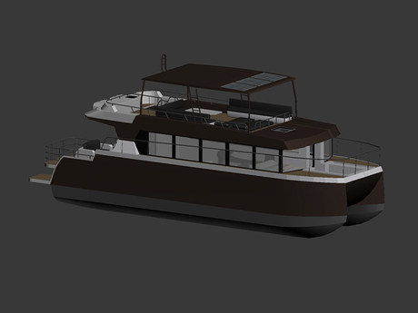14m Aluminium Catamaran Passenger Boat Fishing Vessel