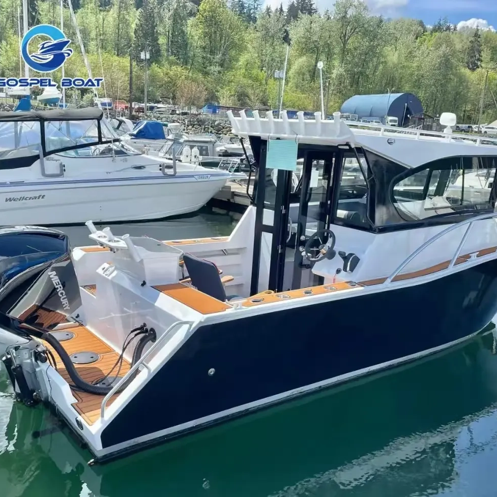 7.5m Luxury Aluminum Cabin Fishing Boat