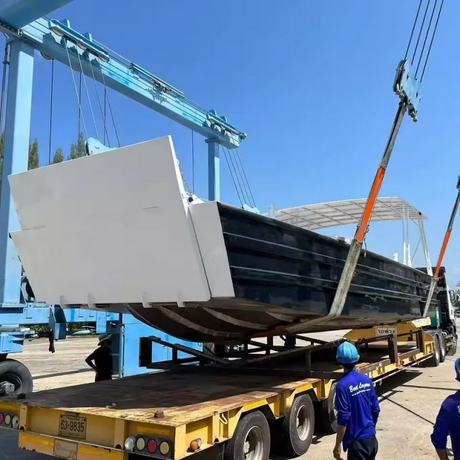 11m Aluminum Cargo Work Passenger Transport Landing Craft Boat For Sale