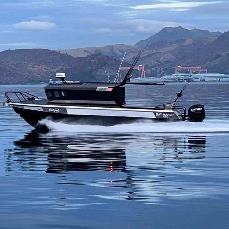 9m V trup in pontonska kabina Cuddy Luksuzna jahta aluminijast ribiški čoln