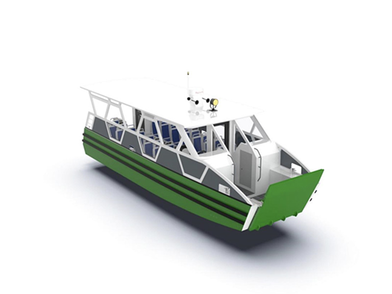 12-metrski pomorski potniški čoln s katamaranom iz aluminija in 40 luksuznimi sedeži