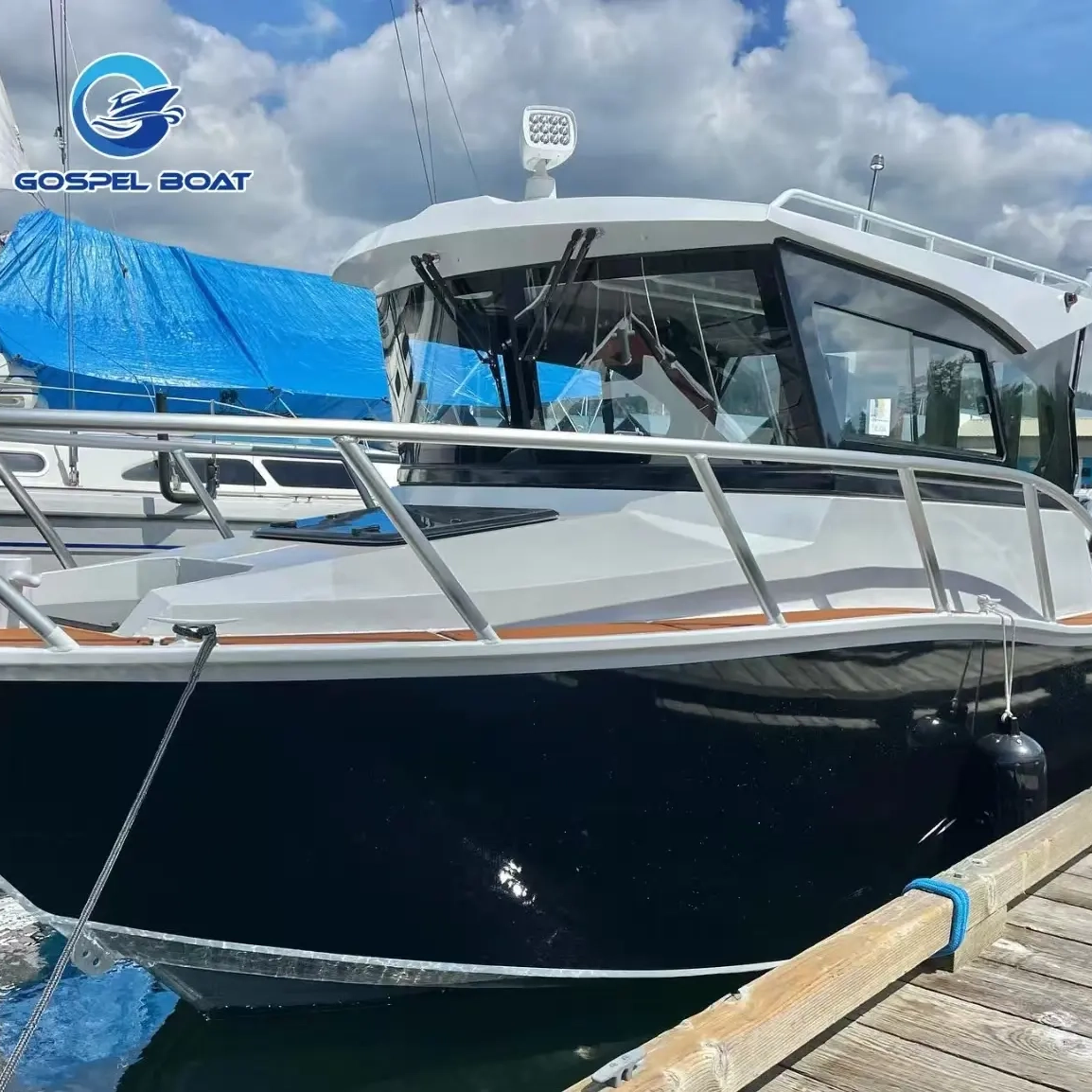 7.5m Luxury Aluminum Cabin Fishing Boat