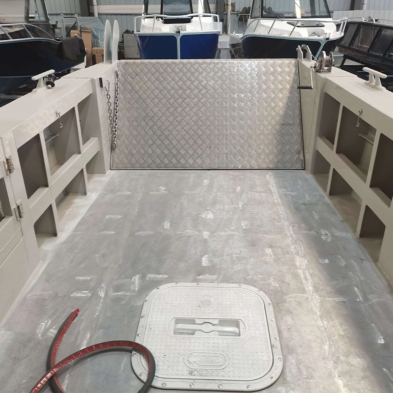 9m Aluminum Barge Landing Craft Work Boat for Car Transport