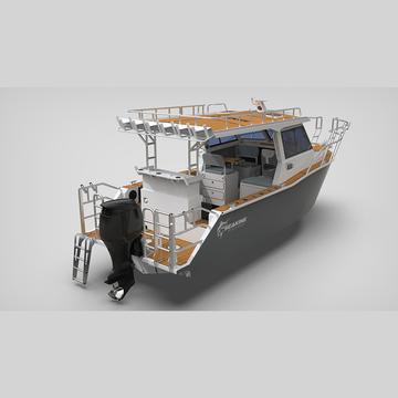 BOSS770MAX 8m hlin&iacute;kov&yacute; ryb&aacute;řsk&yacute; člun