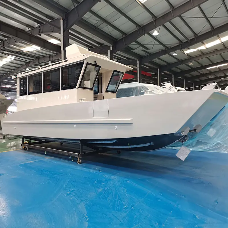 9m Aluminum Barge Landing Craft Work Boat for Car Transport