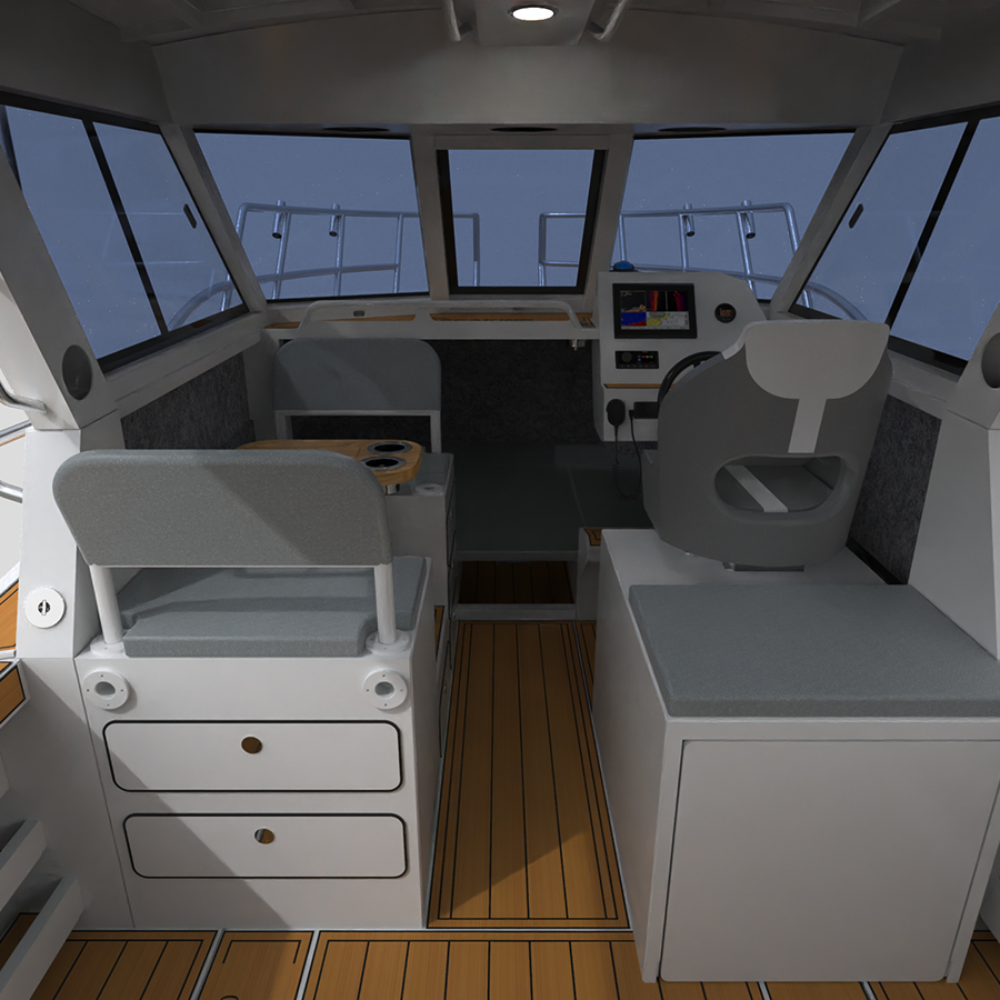 BOSS770MAX 8m Aluminum Fishing Boat
