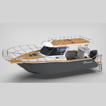 BOSS770MAX 8m hlin&iacute;kov&yacute; ryb&aacute;řsk&yacute; člun